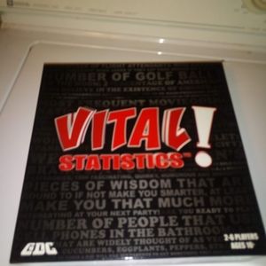 Vital statistics game (family night fun)